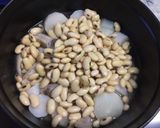 鶏手羽肉と豆と大根の合せ煮作り方3写真