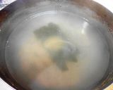 大根とエノキの味噌汁作り方1写真