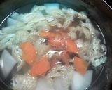 大根とエノキの味噌汁作り方2写真