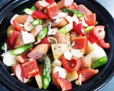 タジン鍋レシピ　ジャーマンポテト蒸し作り方4写真