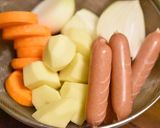 ゴロゴロ野菜のポトフ【作り置き】作り方1写真