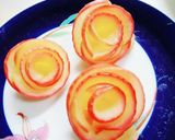 材料必要なし！存在感バツグンりんごの薔薇作り方7写真