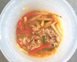 電子レンジで✿豚肉で青椒肉絲作り方6写真