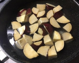 思い出の♪さつまいものからしマヨ和え作り方1写真