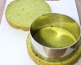 クリスマスカラーの抹茶フレジェ作り方12写真