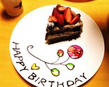 誕生日に！バースデーデザートプレート作り方5写真