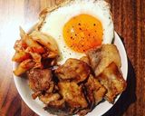 味付け簡単◎豚バラスタミナ丼作り方4写真