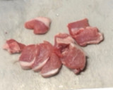 炙り豚肉とオクラのつけとろろ作り方5写真