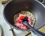 ニラたっぷり！担々麺風豆乳クリームパスタ作り方3写真