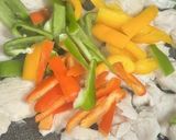 華やぐ🤗鶏むね肉とパプリカの中華風炒め作り方8写真