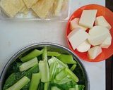 あたただしで里芋と南関あげの梅煮作り方1写真