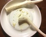 菜の花、卵、ベーコンのレホールサンド作り方1写真