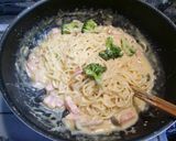 ★シチューをリメイク＊クリームパスタ＊♪作り方6写真
