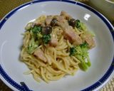 ★シチューをリメイク＊クリームパスタ＊♪作り方7写真