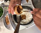 ジンバブエ♡ピーナッツバターご飯作り方3写真