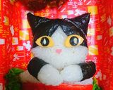 ハチワレ猫★クリスマス弁当♡キャラ弁作り方21写真