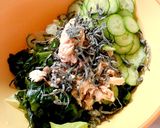 低糖質 簡単野菜とワカメたっぷりサラダ作り方4写真