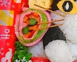 ハチワレ猫★クリスマス弁当♡キャラ弁作り方23写真
