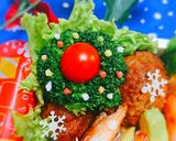 ハチワレ猫★クリスマス弁当♡キャラ弁作り方25写真
