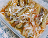 みょうがと長葱のナスの煮びたし作り方5写真