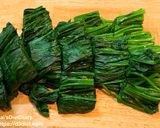 ほうれん草の粉チーズ和え作り方1写真