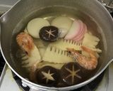 鹿児島風お雑煮（寄せ鍋つゆ）作り方3写真