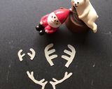 簡単キャラ弁 クリスマス トナカイのツノ作り方2写真