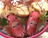 簡単キャラ弁 クリスマス トナカイのツノ作り方7写真