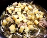 鯖水煮缶で 具沢山の炊き込みご飯作り方3写真