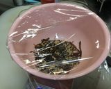 レンチンできくらげのごま油あえ作り方3写真