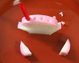 かまぼこ屋の干支かまぼこいのし飾り切り作り方8写真