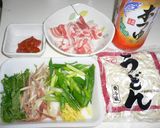 さっぱり＾＾梅の焼きうどん作り方1写真