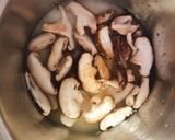 椎茸だけ炊き込みご飯(無水鍋QC使用)作り方2写真