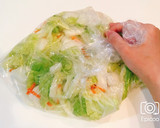 放置で簡単！にんにく風味の白菜の漬物作り方3写真
