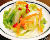 放置で簡単！にんにく風味の白菜の漬物作り方6写真