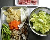 春が来たよ♡春野菜の豚汁作り方1写真