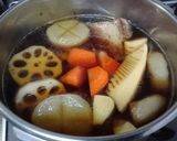 豚肩ロース塊りと大根と根菜のホロッと煮作り方6写真