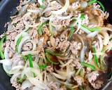 たまねぎとピーマンのそぼろ煮作り方5写真