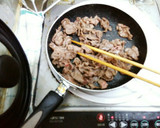 簡単❣すき焼きのタレで牛丼アタマの特盛り作り方4写真