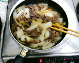 簡単❣すき焼きのタレで牛丼アタマの特盛り作り方6写真