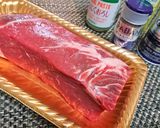 クリスマス！湯せんで簡単！ローストビーフ作り方1写真