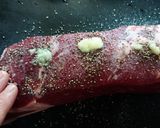 クリスマス！湯せんで簡単！ローストビーフ作り方2写真