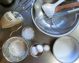 基本のジェノワーズ☆共立てスポンジケーキ作り方1写真