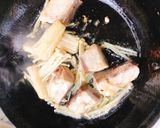 えのきとカンパチのオイスターバター炒め作り方4写真
