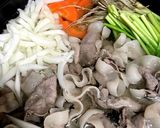 冬はジビエ、牡丹鍋(ぼたん鍋)作り方5写真