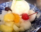 可愛く瓶詰め♡豆腐白玉のフルーツポンチ作り方8写真