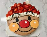 アンパンマン サンタ クリスマス ケーキ作り方12写真