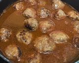 コロコロ♡一口デミ煮込みハンバーグ作り方6写真