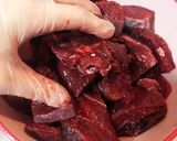 ジビエ大好き♡鹿肉の下処理（臭み取り）作り方1写真