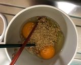 クリスマスのあまりで弁当の卵焼き！作り方1写真